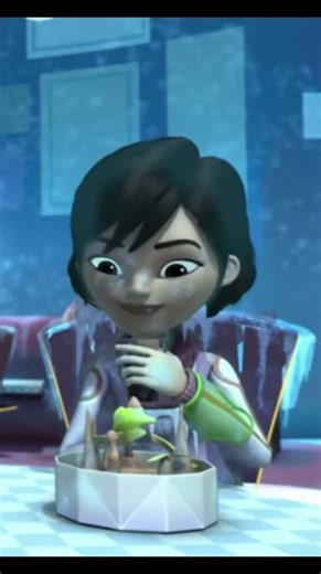 Alien freeze everyone in restaurant