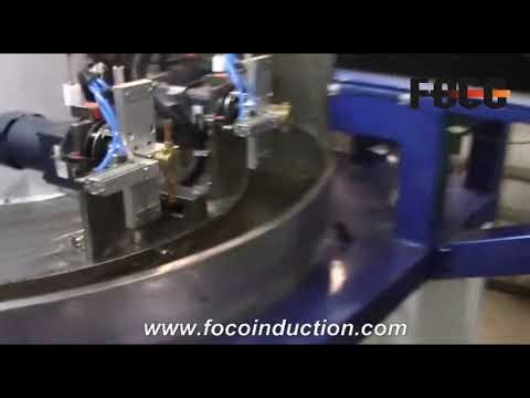 Automatic Induction Brazing of Brass Tee Fittings