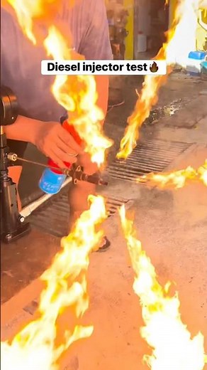 Diesel injector test video🔥 #automobile #tech #mechanical #viralvideo #ytshorts