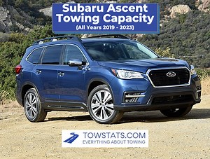 Subaru Ascent Towing Capacity (2019 - 2023) - TowStats.com