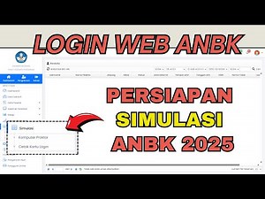 Login Web ANBK - Persiapan Simulasi ANBK 2025