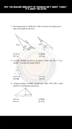 99% of Students Get THIS Triangle Proof Wrong! #Shorts