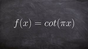 Learn to graph the cotangent function with a change in period
