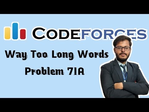 Codeforces 71A Way Too Long Words Java