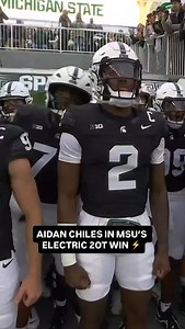 Spartans QB1 left it all out on the field. 💪 | NBC Sports