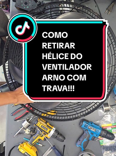 Como Retirar a Hélice do Ventilador Arno com Trava