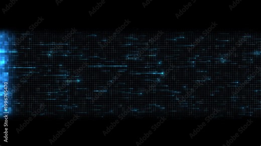 Glowing lines code data flowing futuristic interface high tech backdrop for cyber security analysis. Digital surveillance concepts Speed Fiber Optic Circle Beam Futuristic Technology Led Light Stripe