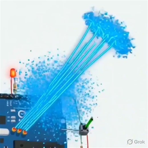 ✔️The item shown is an Arduino Uno R3 microcontroller board is basedontheTmega328🎶microcontroller🛰️👽