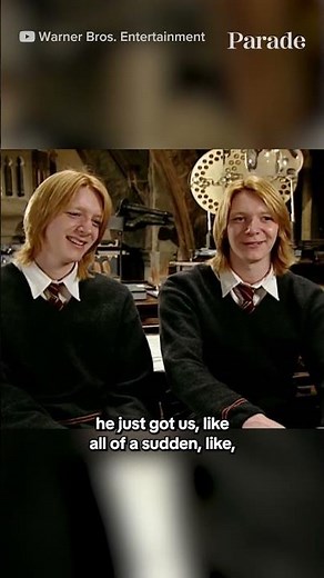 The Weasley Twins Remember Filming 'Harry Potter & The Goblet of Fire' 4