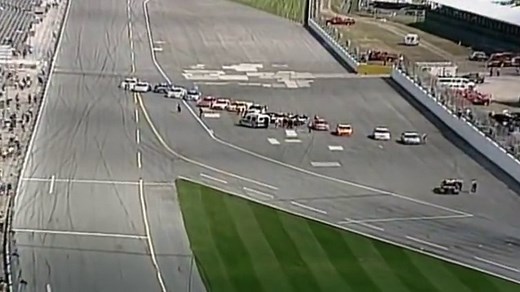 Geoff Bodine flips violently at Daytona - NASCAR Truck Videos