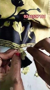 #sareetuchu #sareetassels #easy designs #tutu