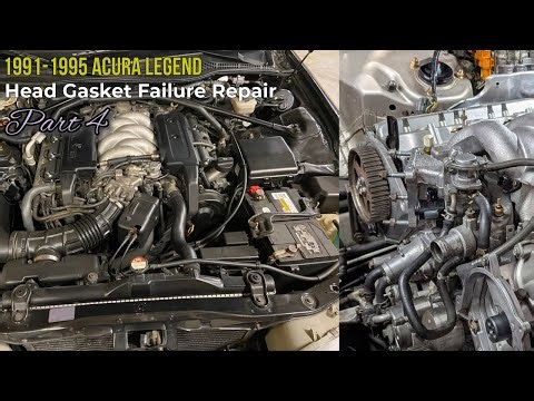 1991-1995 Acura Legend Head Gasket Repair - Part 4 (Oh NO, More Problems!)