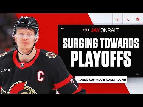 How have Senators fought back into playoff contention?