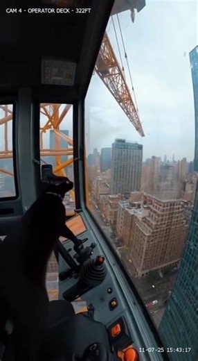 Rubin the Cat Operates a Crane and Accidentally Demolishes a Building