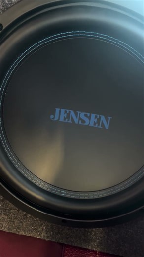 12 inch Jensen subwoofer with 1200 watt Jensen amp #fypシ #carspeakers