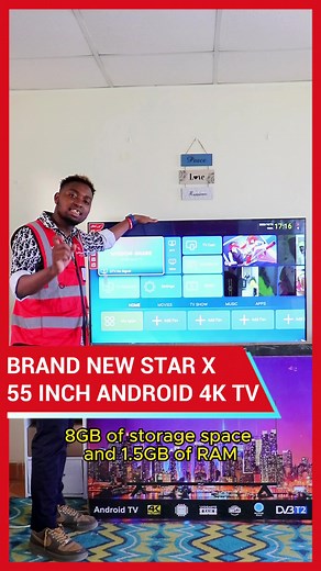 Affordable 55 Inch Smart Android TV on Kilimall