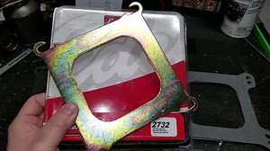 Watch Edelbrock Spread Square Bore Carburetor Plate Felpro Gaskets on Amazon Live