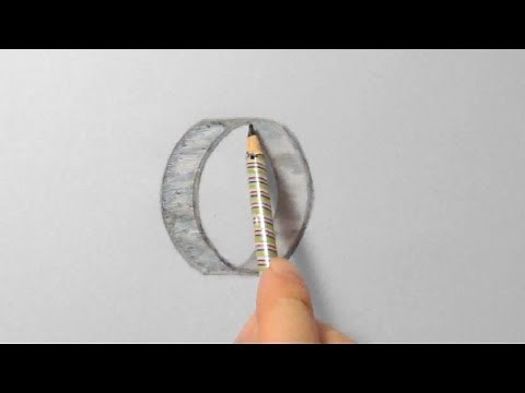 Ring, zeichnen im Zeitraffer (Ring, drawing in fast motion)[HD]