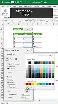 Create a Dynamic Steps Chart in Excel to Track Progress Like a Pro 🚀