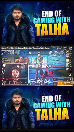 Free Fire থেকে permanent বিদায় নিলো Gaming With Talha 😅🥺 #farewell #talha #FreeFire #BangladeshGaming #talhagaming