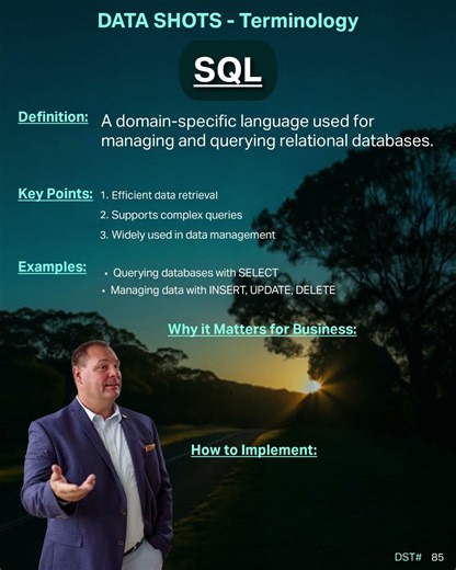 Data Shots - 085 - SQL