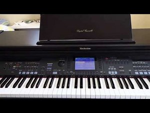 Technics SX-PR602 Digitalt Piano demo