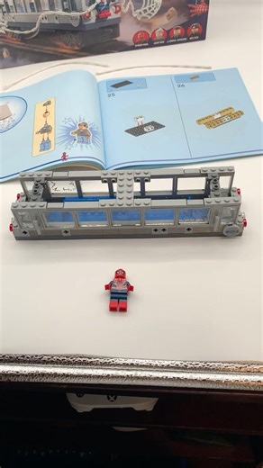 Lego Spider-Man vs. Doc ock subway train sence bag1 #legospiderman #marvel #marvelcomics #mcu