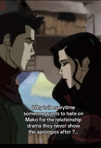 Decided to show all the argument the resolution…because it’s tiring one of the reasons this show gets talked sm is DUE to the hate on this character because a badly written love triangle which is the WORSE part of the show btw #tlok #fyp #avatarkorra #asami #mako