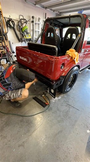 Instalación bumper tracero a Suzuki Samurai