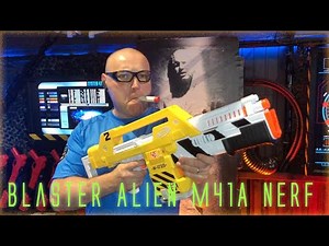 l'incroyable Blaster alien M41A Nerf revue en Français.
