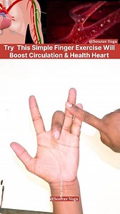 Learn the Middle Finger Hook-just 30 reps a day can make a big difference. Your body will thank you! Sourav Yoga #BetterCirculation #FingerExercise #Health Tip #NaturalHealing #hearthealth #SimpleHealthHack #fblifestyle #BoostYourHealth #dailyroutine #chinesemedicine #explorepage #viralchallenge #viral #reels | Sourav Yoga