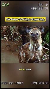 The power of a hippo exploding. | Wild Animals