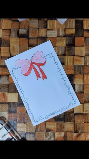 Beautiful Border Design #shorts #viralvideo #borderdesign #trendingshorts #cardtutorial