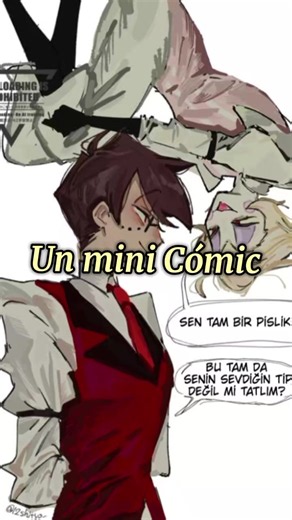 Alastor conoce a Lucifer por primera vez - mini cómic Hazbin Hotel