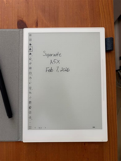 Adopt a Supernote | Selling Supernote A5X with canvas folio and pen in Toronto area Canada | Facebook