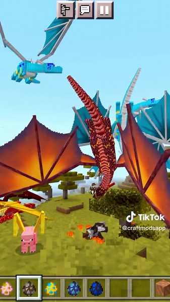 Explore New Realms with Minecraft Dragon Mounts 2 Addon