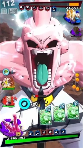 Super Buu green cards animation #dragonballlegends