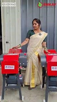 🛠️ Emkay Gear with Conveyor & Gear with Hopper Chaff Cutter 🚜🌾⚡