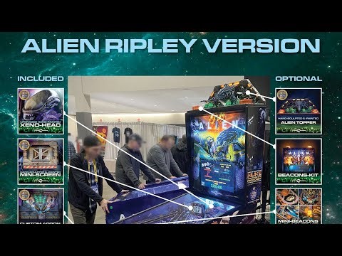 Alien Ripley Edition trailer from Pinball Brothers