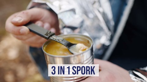 Blue 215 PCS Emergency Survival Kit, Camping Gear Complete Set with First Aid Kit, Multitool, and Backpack – Essential Supplies for Hiking and Camping