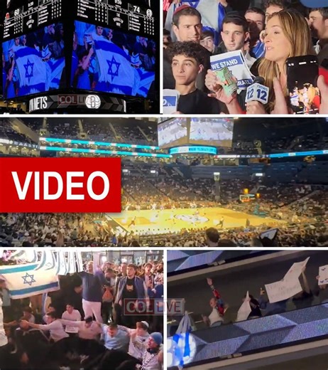 Israeli Basketball Team Met with Love at Barclays Stadium