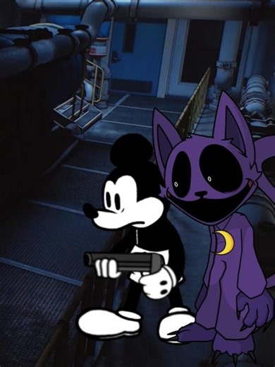 I'd aim a little more to the left #mouseavi#poppyplaytime#suicidemouse