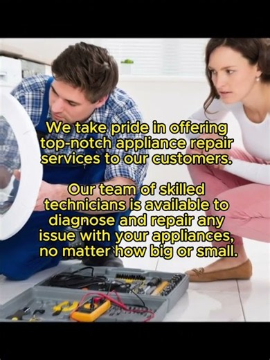 Household Appliance Repair Elgin, IL 630 425 4165