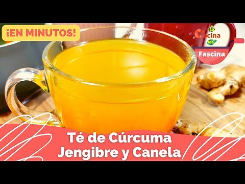 Té de Cúrcuma, Jengibre y Canela FACIL Y RAPIDO