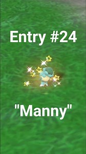 Entry #24: Fomantis - "Manny" | Pokemon Violet | The Shiny Tales