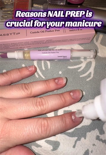 grab this if you want cleaner-looking cuticles without soaking them at the salon Cuticle remover cream with chamomile and aloe that helps soften the skin around your nails so it is easier to tidy up. Then use the sponge-tip pusher pen to gently nudge back and sweep away the softened dead skin on fingers or toes, and rinse. Nice if you pick at your cuticles and want them to look smoother without clipping into the skin. #Tiktokshopblackfriday #tiktokshopcybermonday #cuticleprep #nailprep #nailtuto