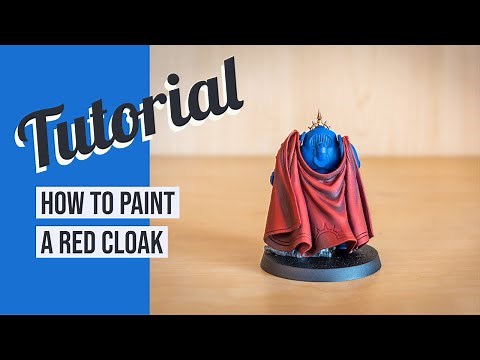 Red Cloak Tutorial - The Most Vibrant Red!