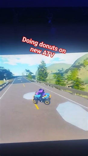 Doing donuts on new ATV#apm