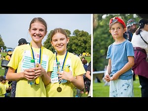 Princess Estelle and Prince Oscar at Generation Pep Day in Haga Park