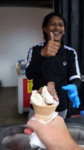 This ice cream seller played with me